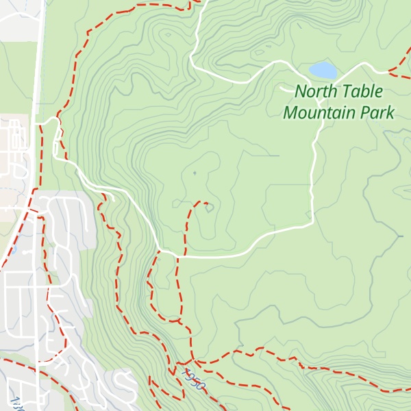 Map of Lichen Peak