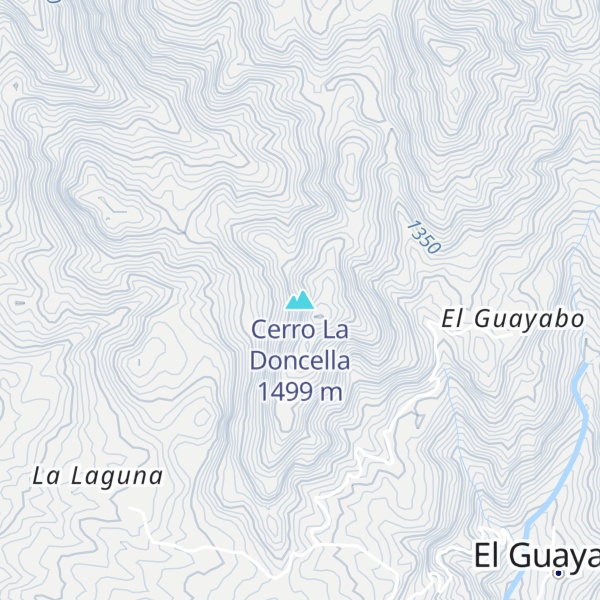 Map of Cerro La Doncella