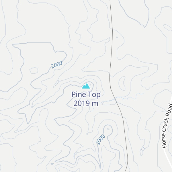 Map of Pine Top