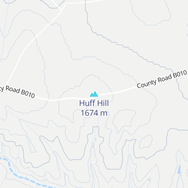 Map of Huff Hill