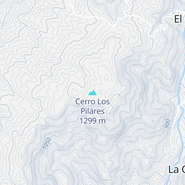 Map of Cerro Los Pilares