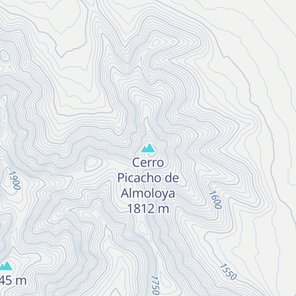 Map of Cerro Picacho de Almoloya