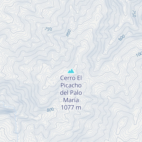Map of Cerro El Picacho del Palo María