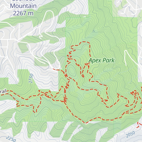 Map of Indian Mountain