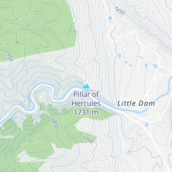 Map of Pillar of Hercules