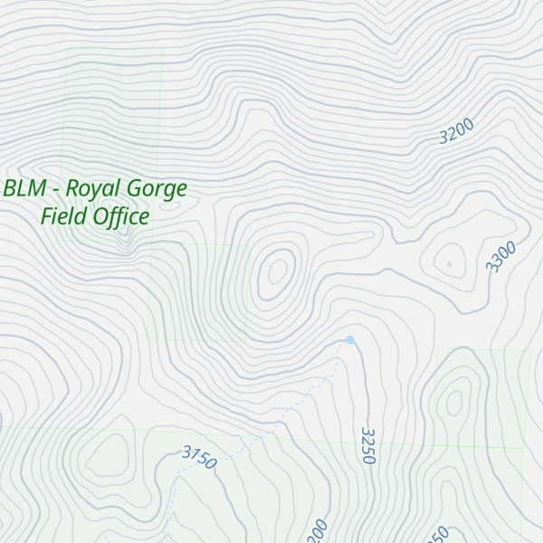 Map of Round Mountain