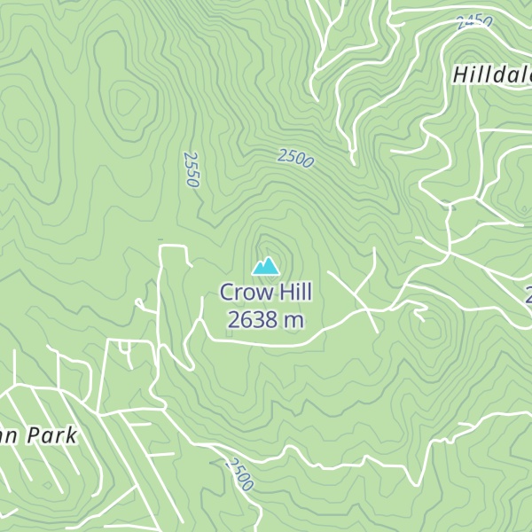 Map of Crow Hill