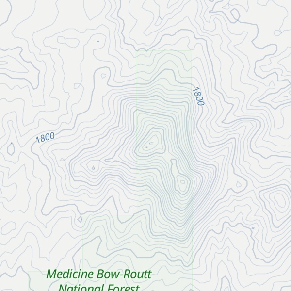 Map of Sheep Mountain
