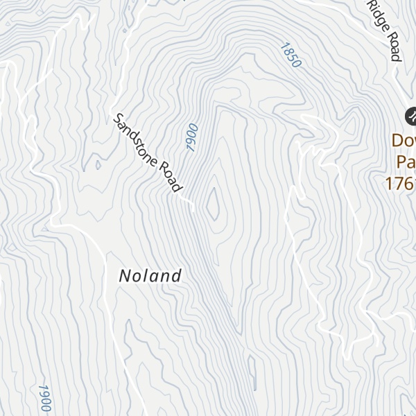 Map of Indian Mountain