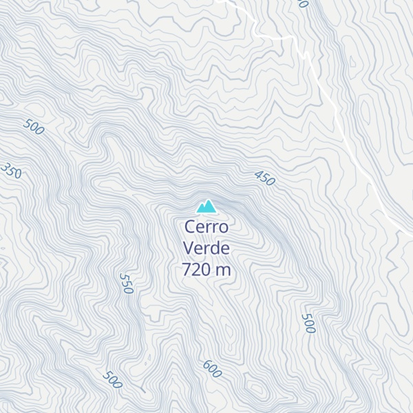 Map of Cerro Verde