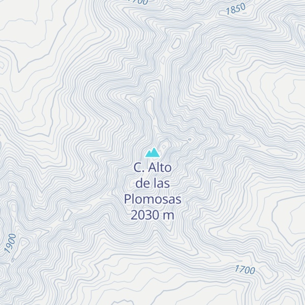 Map of C. Alto de las Plomosas