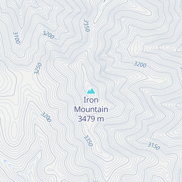 Map of Iron Mountain