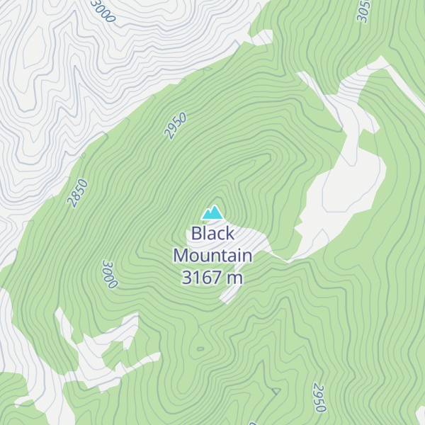 Map of Black Mountain