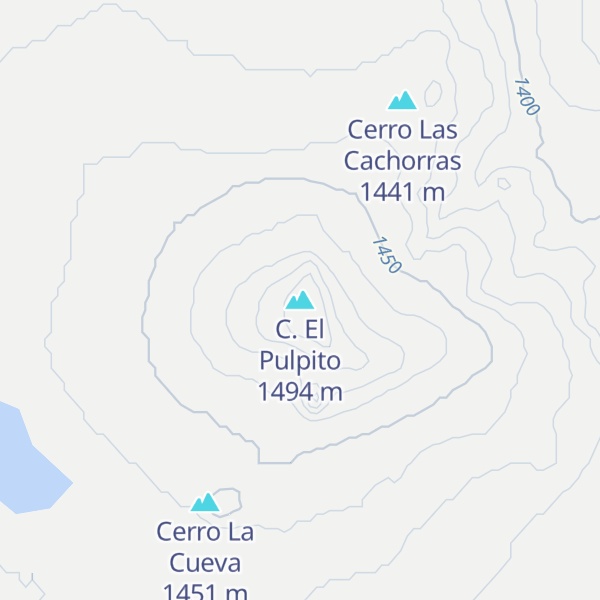 Map of C. El Pulpito