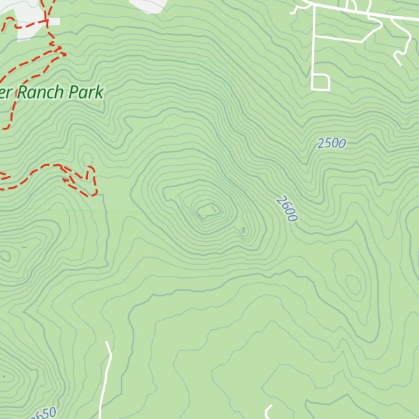 Map of Legault Mountain