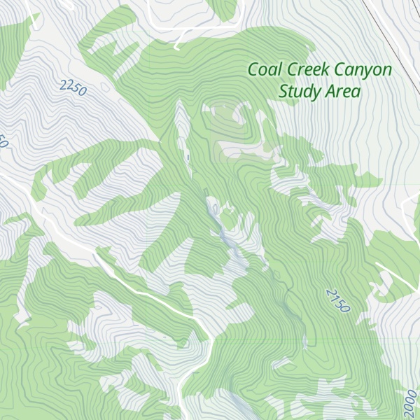 Map of Ralston Buttes