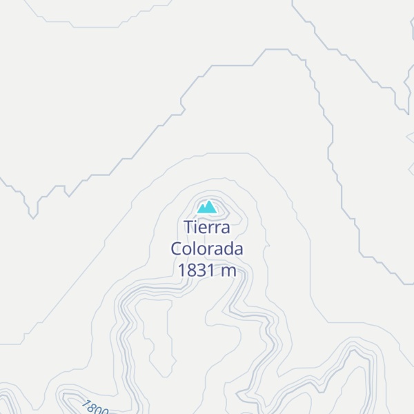 Map of Tierra Colorada