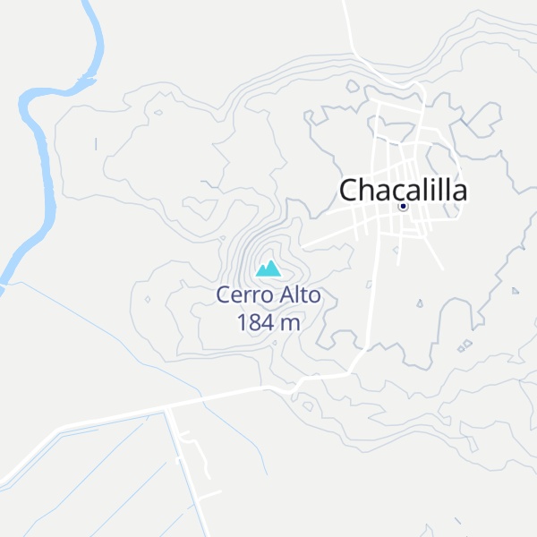 Map of Cerro Alto