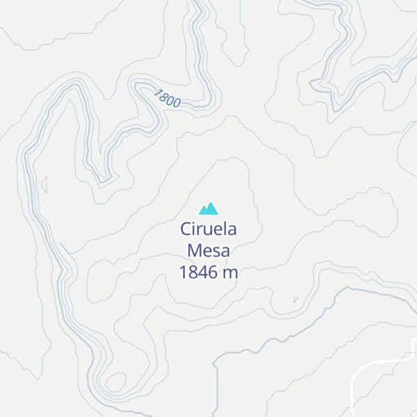 Map of Ciruela Mesa