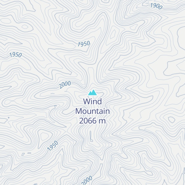 Map of Wind Mountain