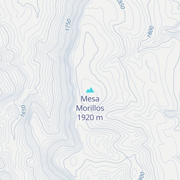 Map of Mesa Morillos