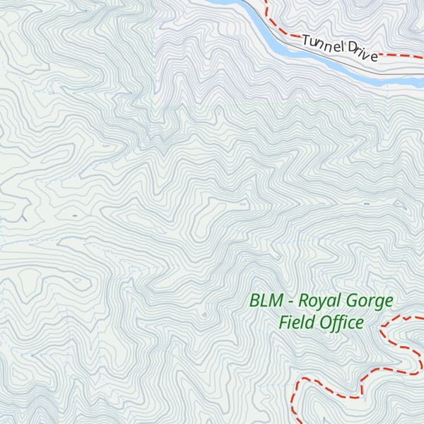 Map of Y M C A Mountain