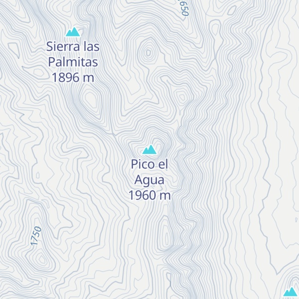 Map of Pico el Agua