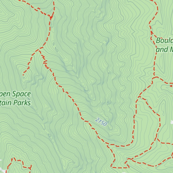 Map of Devils Thumb