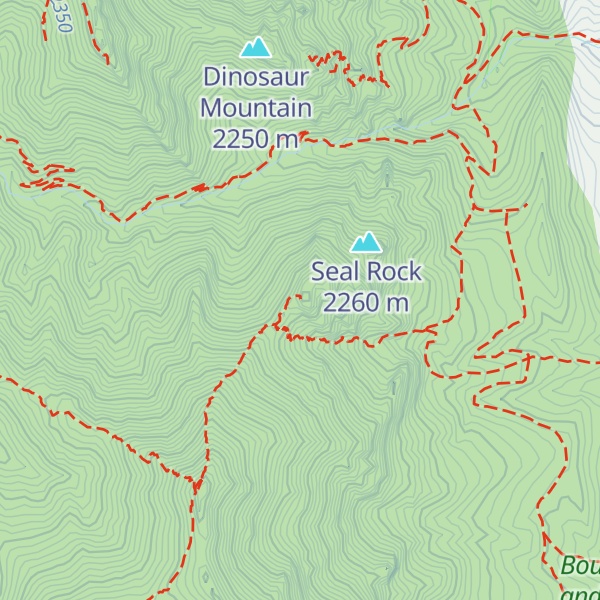 Map of Nebel Horn