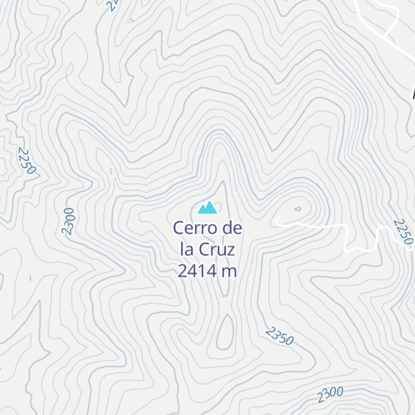 Map of Cerro de la Cruz