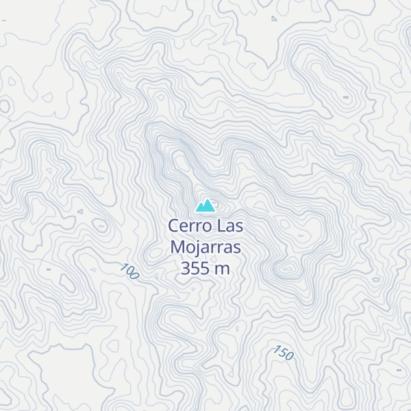 Map of Cerro Las Mojarras
