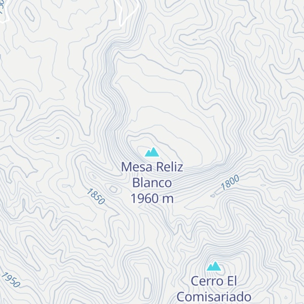 Map of Mesa Reliz Blanco