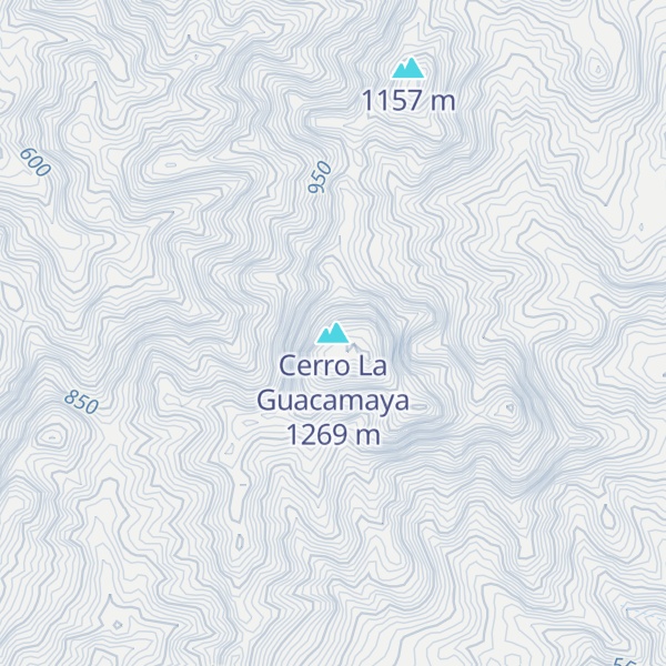 Map of Cerro La Guacamaya