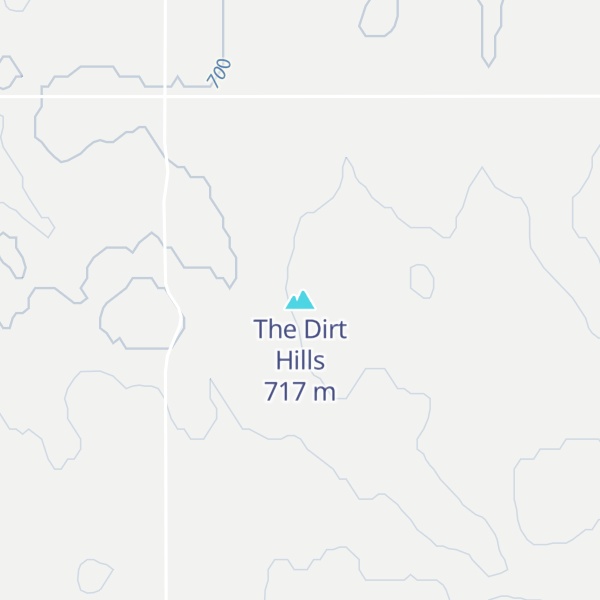 Map of The Dirt Hills