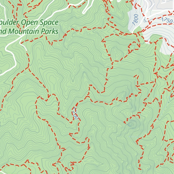 Map of Saddle Rock