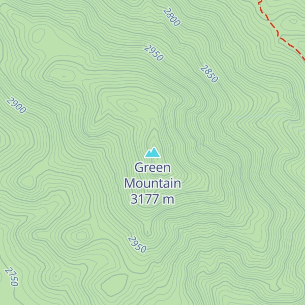 Map of Green Mountain