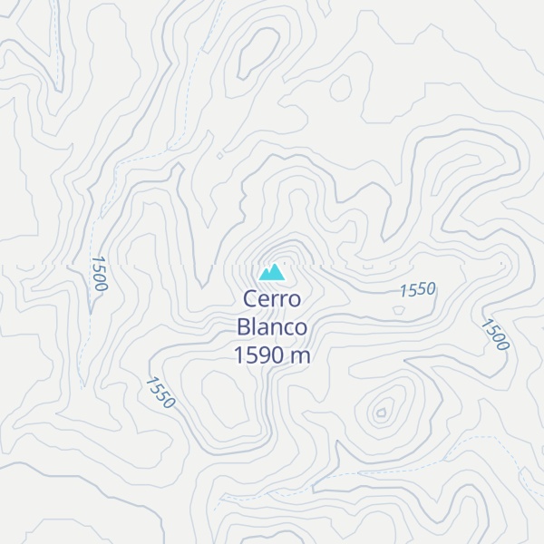 Map of Cerro Blanco