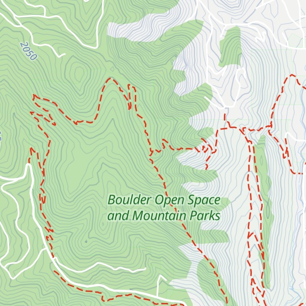 Map of Mount Sanitas