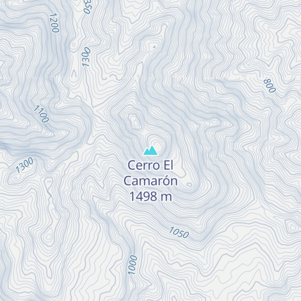 Map of Cerro El Camarón