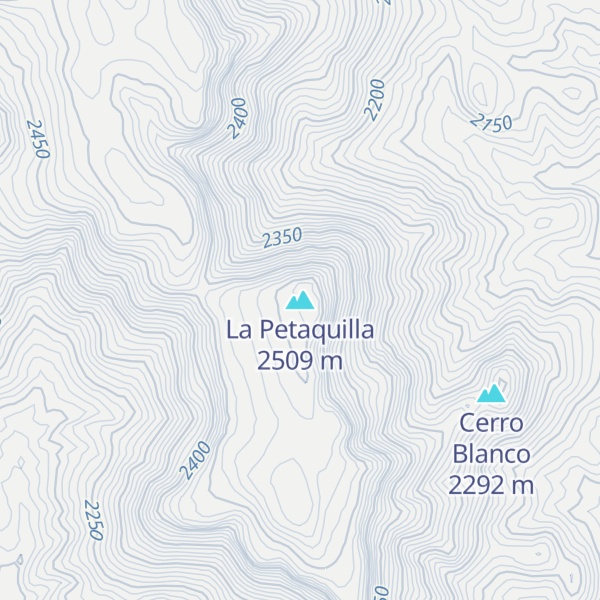 Map of La Petaquilla