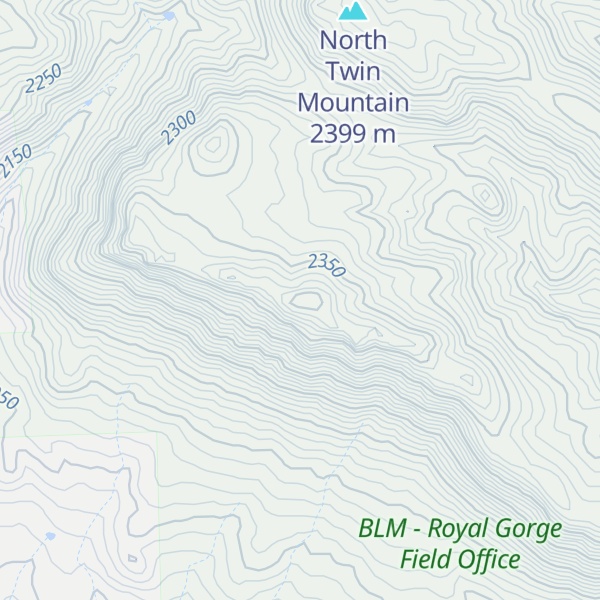 Map of South Twin Mountain