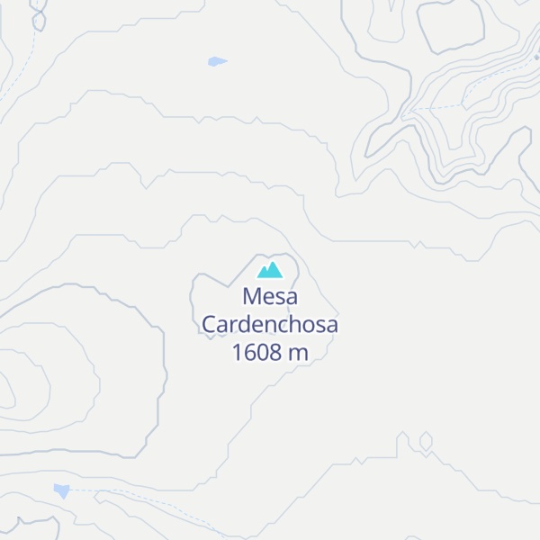 Map of Mesa Cardenchosa