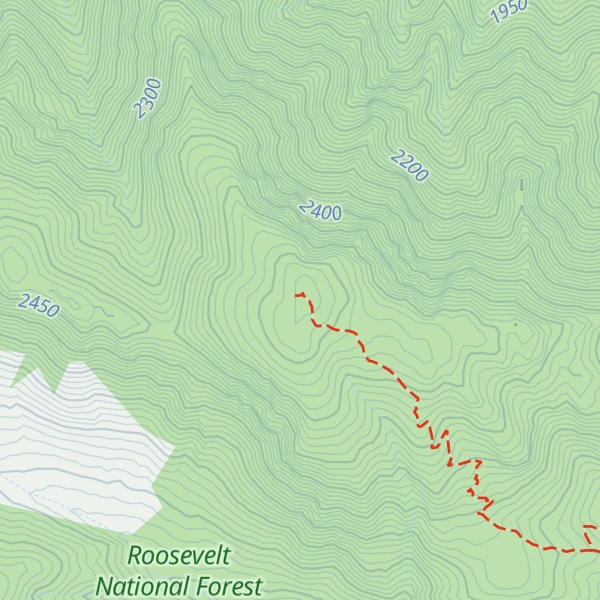 Map of Sheep Mountain