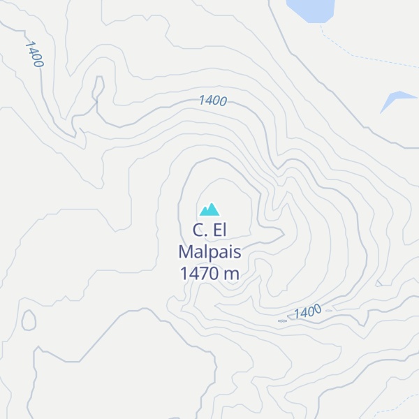 Map of C. El Malpais
