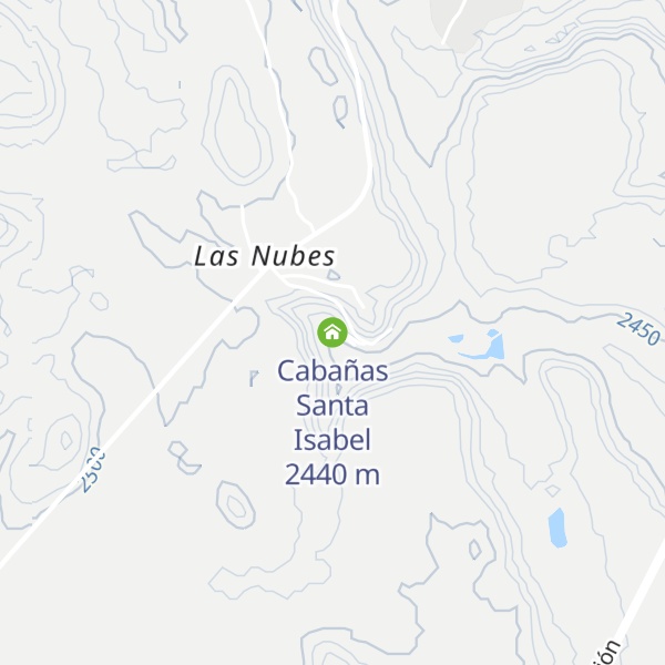 Map of Cabañas Santa Isabel