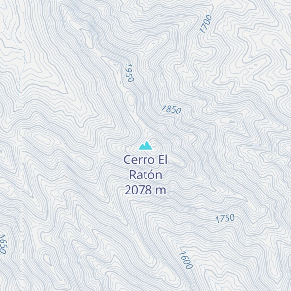 Map of Cerro El Ratón
