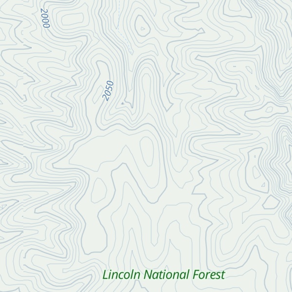 Map of Mule Ridge