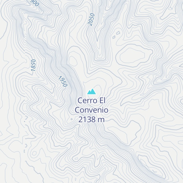Map of Cerro El Convenio