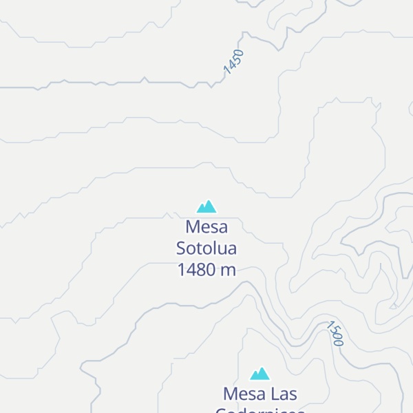 Map of Mesa Sotolua