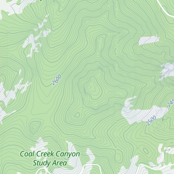 Map of Blue Mountain